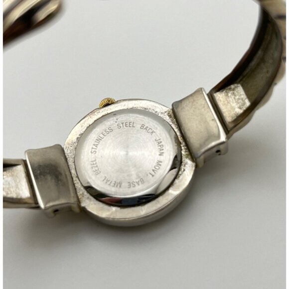 Vintage Persona Cuff Watch Silver Tone Braclet Twisted Rope Design - Picture 6 of 7